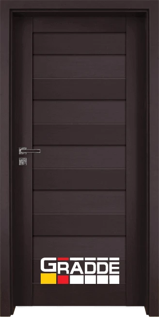 Gradde SerieAaven Full Ribera 1 Интериорна врата Gradde Aaven Voll, цвят Сибирска Лиственица