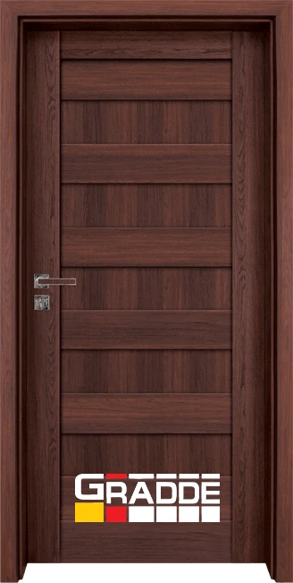 Gradde SerieAaven Full SchwedischeEsche 1 Интериорна врата Gradde Aaven Voll, цвят Сибирска Лиственица