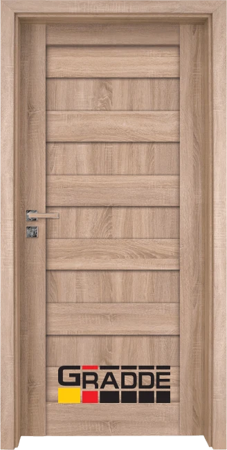 Gradde SerieAaven Full Verade 1 Интериорна врата Gradde Aaven Voll, цвят Сибирска Лиственица