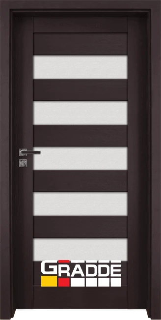Gradde SerieAaven Glass Ribera 1 Интериорна врата Gradde Aaven Glas, цвят Сибирска Лиственица