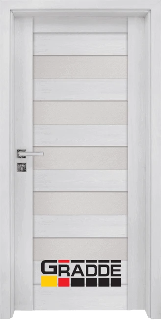 Gradde SerieAaven Glass Sibiren 1 Интериорна врата Gradde Aaven Glas, цвят Сибирска Лиственица