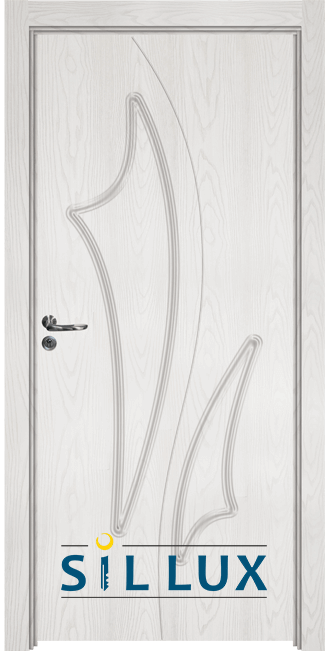 Интериорна врата Sil Lux, модел 3014-P, цвят Снежен бор