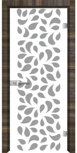Стъклена врата Print G 13-1, Райски орех