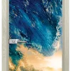 Стъклена врата Print G 13-19, Избелен дъб