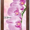 Стъклена врата Print G 13-3 Pink, Японски бонсай